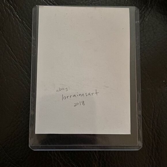 ACEO Original Art Beautiful Fairy Woman Profile by Lorraine’s Art 2018 - Picture 2 of 2